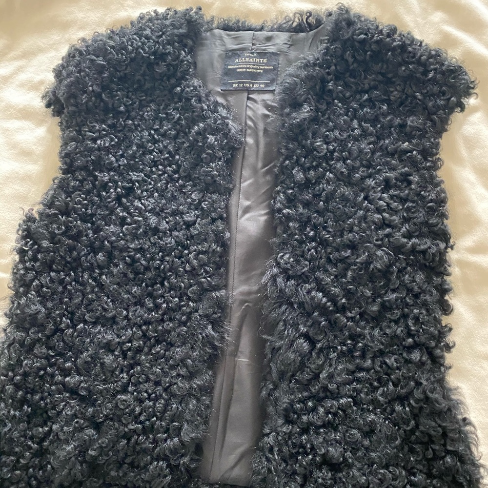 All saints lambwool vest